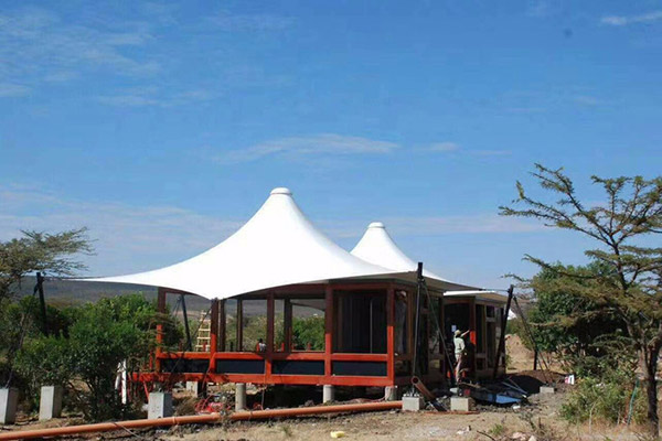 酒店帐篷张拉膜结构